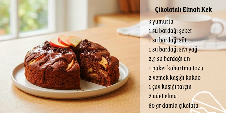 Yemesi Pek Keyifli Elmalı Kek Tarifleri