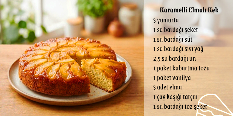 Yemesi Pek Keyifli Elmalı Kek Tarifleri