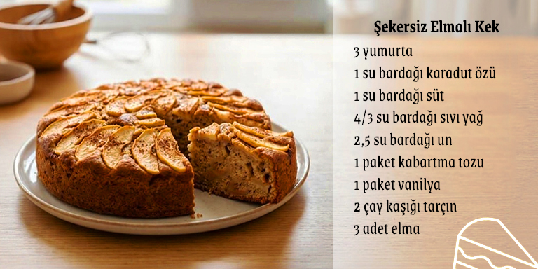 Yemesi Pek Keyifli Elmalı Kek Tarifleri