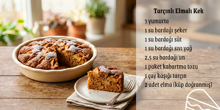 Yemesi Pek Keyifli Elmalı Kek Tarifleri