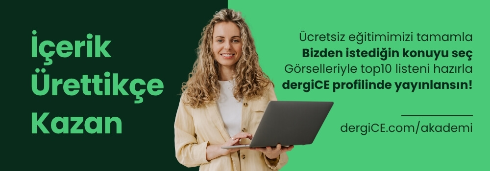Eğitimi tamamla, sen de içerik üret ve kazan