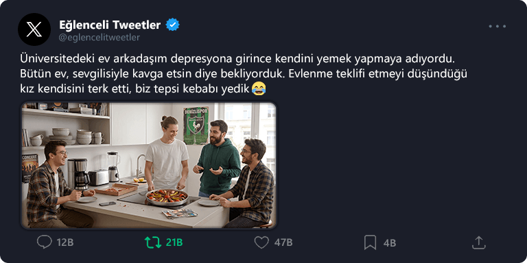 Bir Anda Modunuzu Yükseltecek Eğlenceli Tweetler